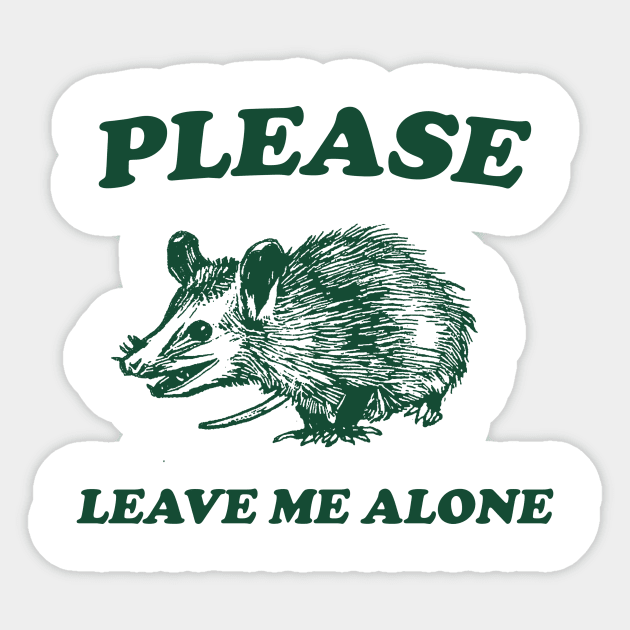 Please Leave Me Alone Sticker by Y2KERA